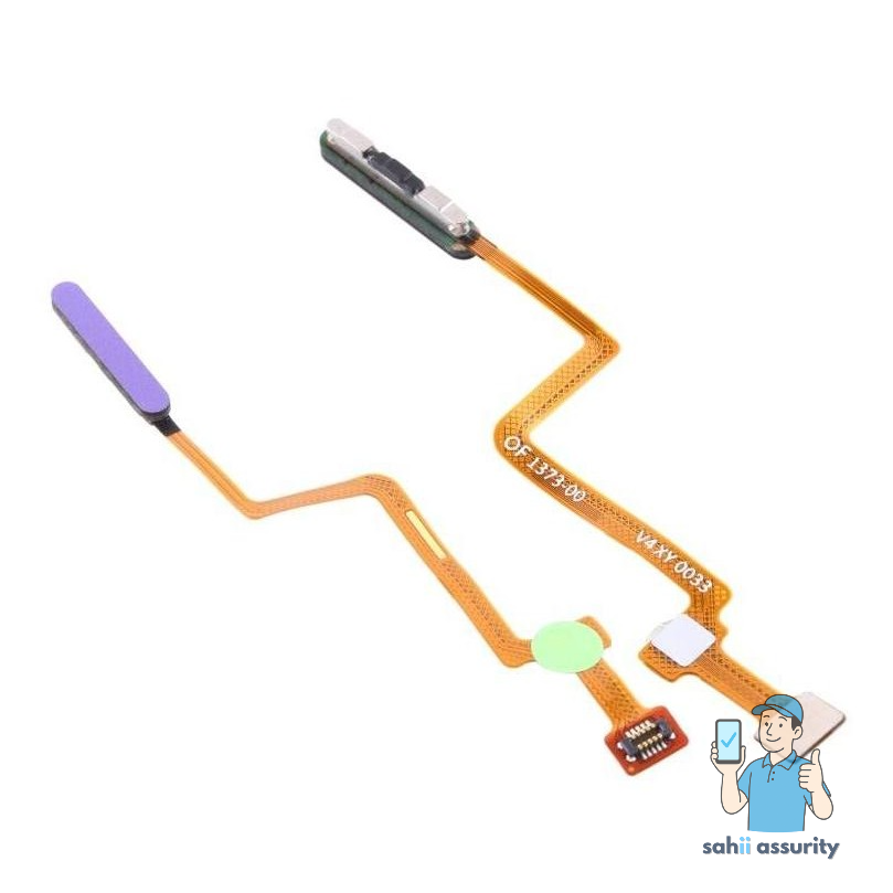 Fingerprint Sensor with Flex Cable for Xiaomi Poco X2 Purple